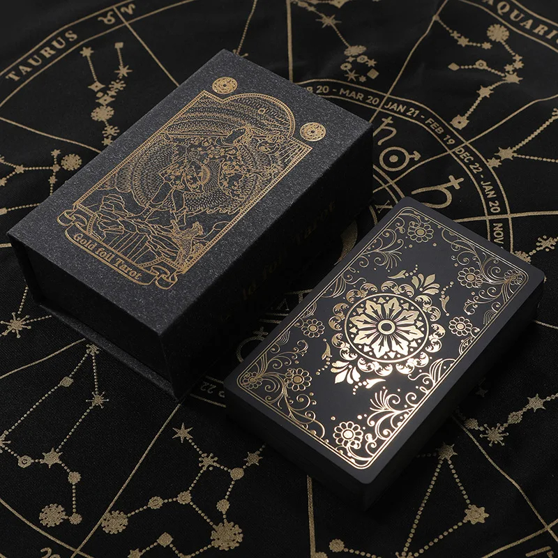 Crne PVC klasične tarot karte