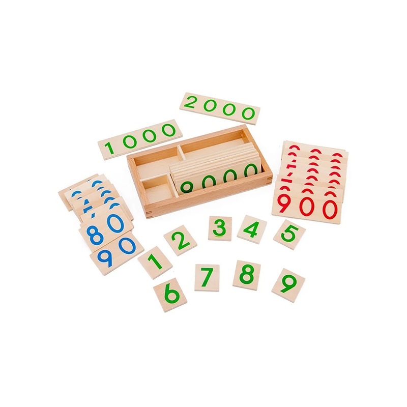 Montessori numerički modularni drveni set