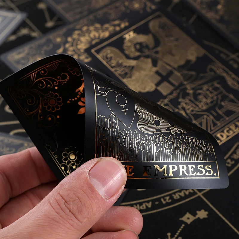 Crne PVC klasične tarot karte