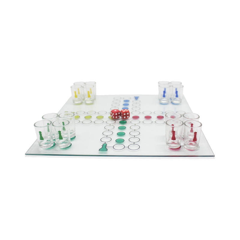 Crystal Ludo Drinking Set za igre