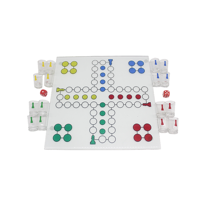 Crystal Ludo Drinking Set za igre