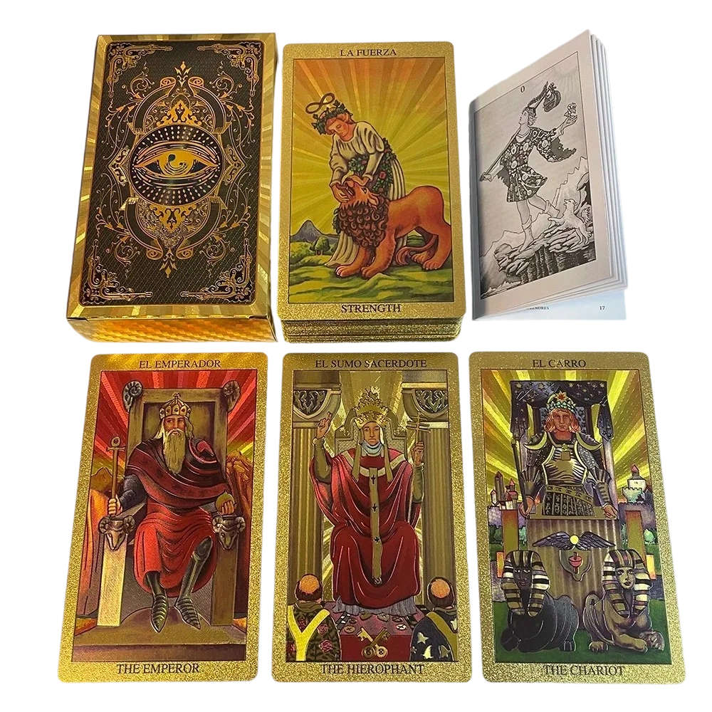 Vrhunski set tarot karata od zlatne folije