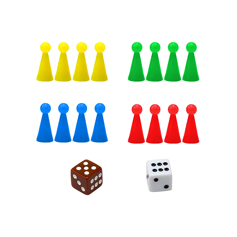 Prijenosna magnetska društvena igra s kockicama i djelićima Classic Ludo Game Set