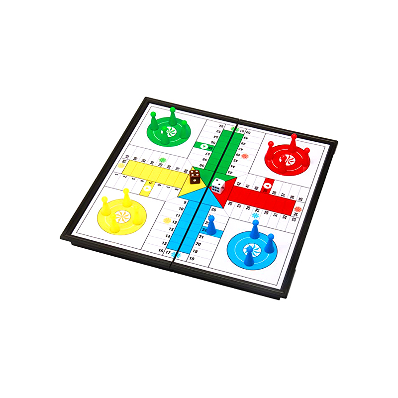 Prijenosna magnetska društvena igra s kockicama i djelićima Classic Ludo Game Set
