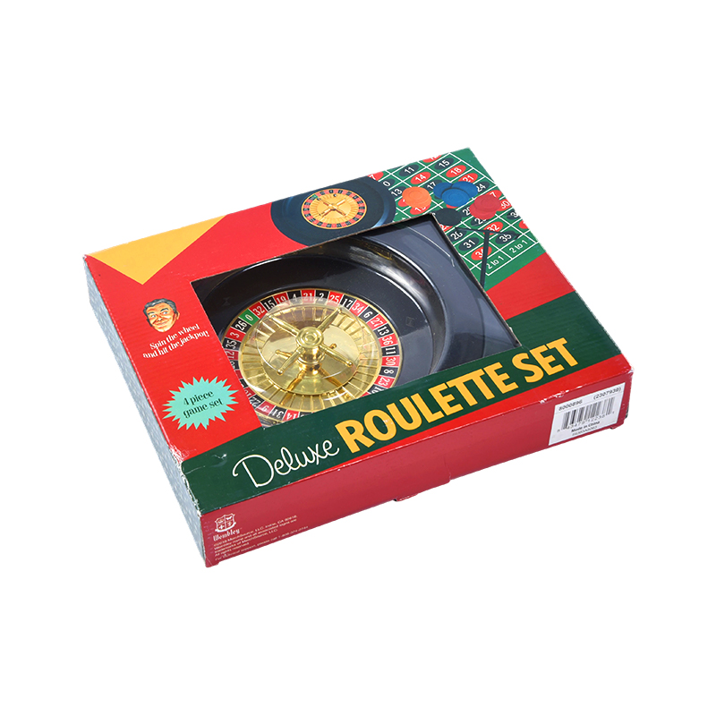Deluxe set za rulet – set za igru ​​od 4 dijela u živopisnom pakiranju