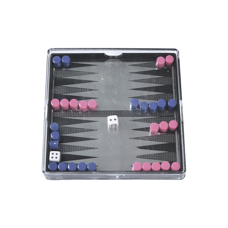 Kompaktna akrilna kutija, magnetski set za backgammon