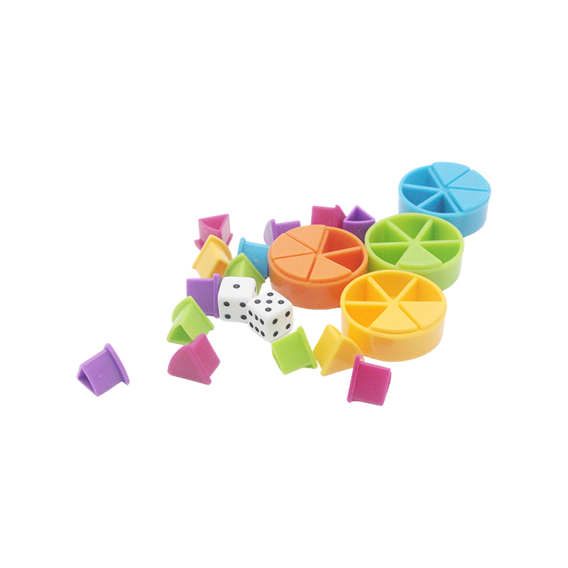 Manipulativni set Rainbow Fraction - Alat za učenje označen bojama