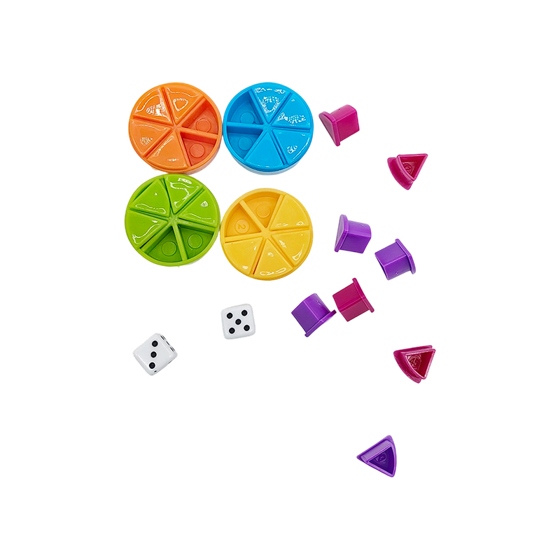 Manipulativni set Rainbow Fraction - Alat za učenje označen bojama