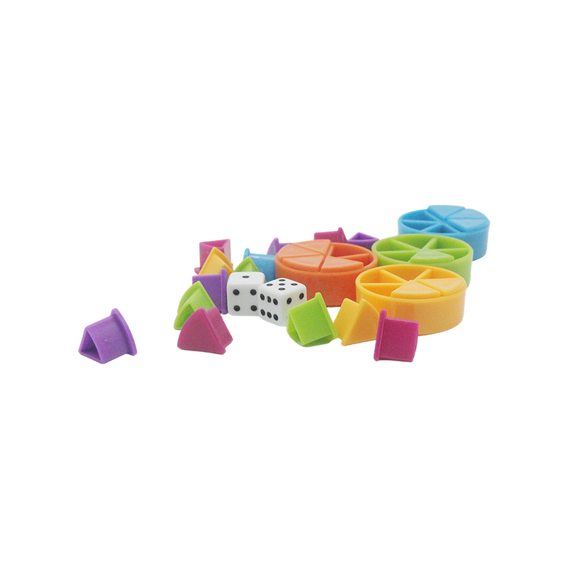 Manipulativni set Rainbow Fraction - Alat za učenje označen bojama