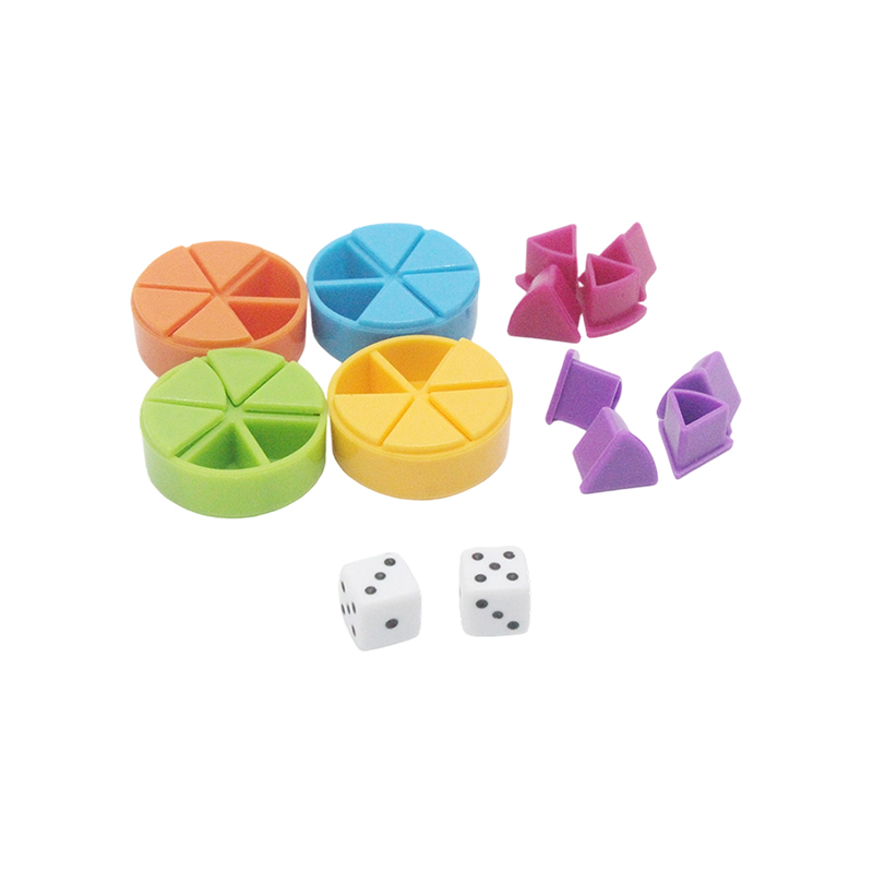 Manipulativni set Rainbow Fraction - Alat za učenje označen bojama