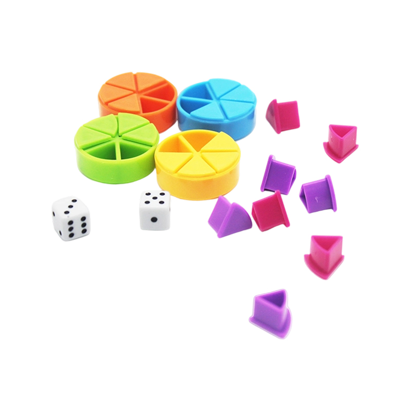 Manipulativni set Rainbow Fraction - Alat za učenje označen bojama