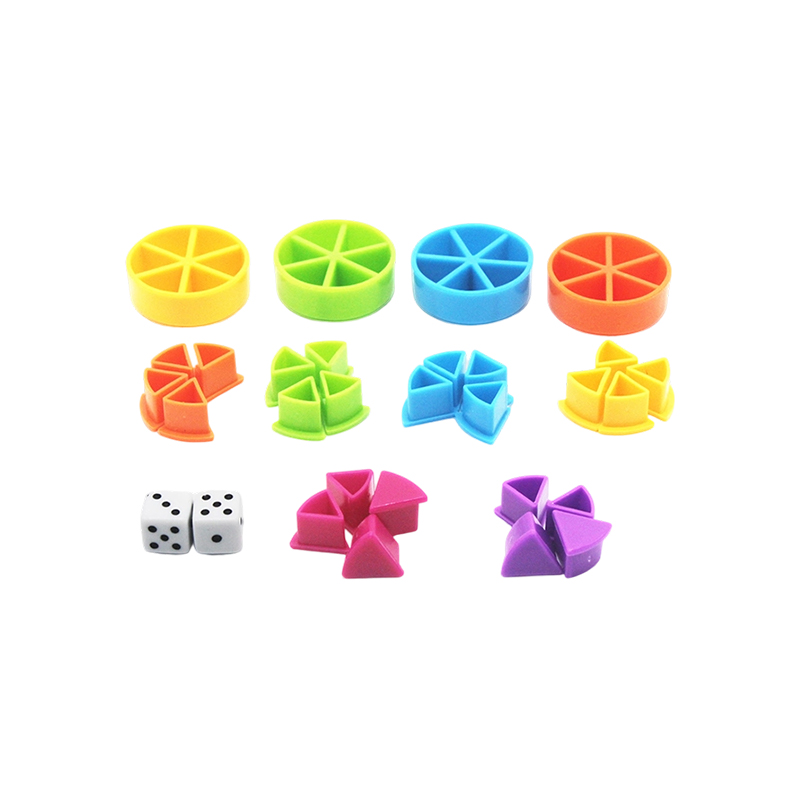 Manipulativni set Rainbow Fraction - Alat za učenje označen bojama